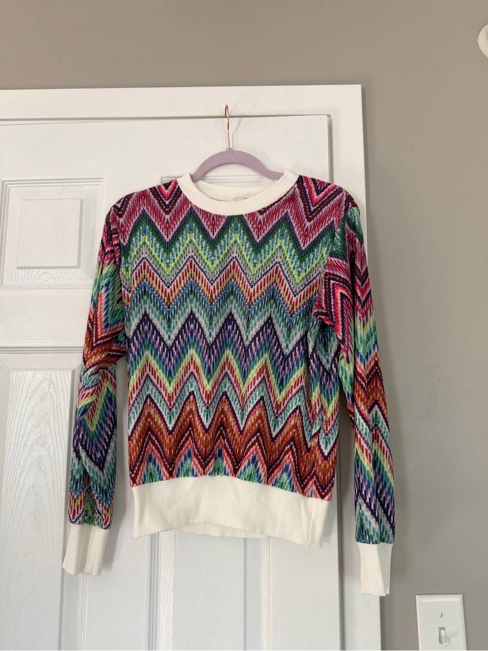 Lili Sidonio Colorful Multicolor Long Sleeve Top